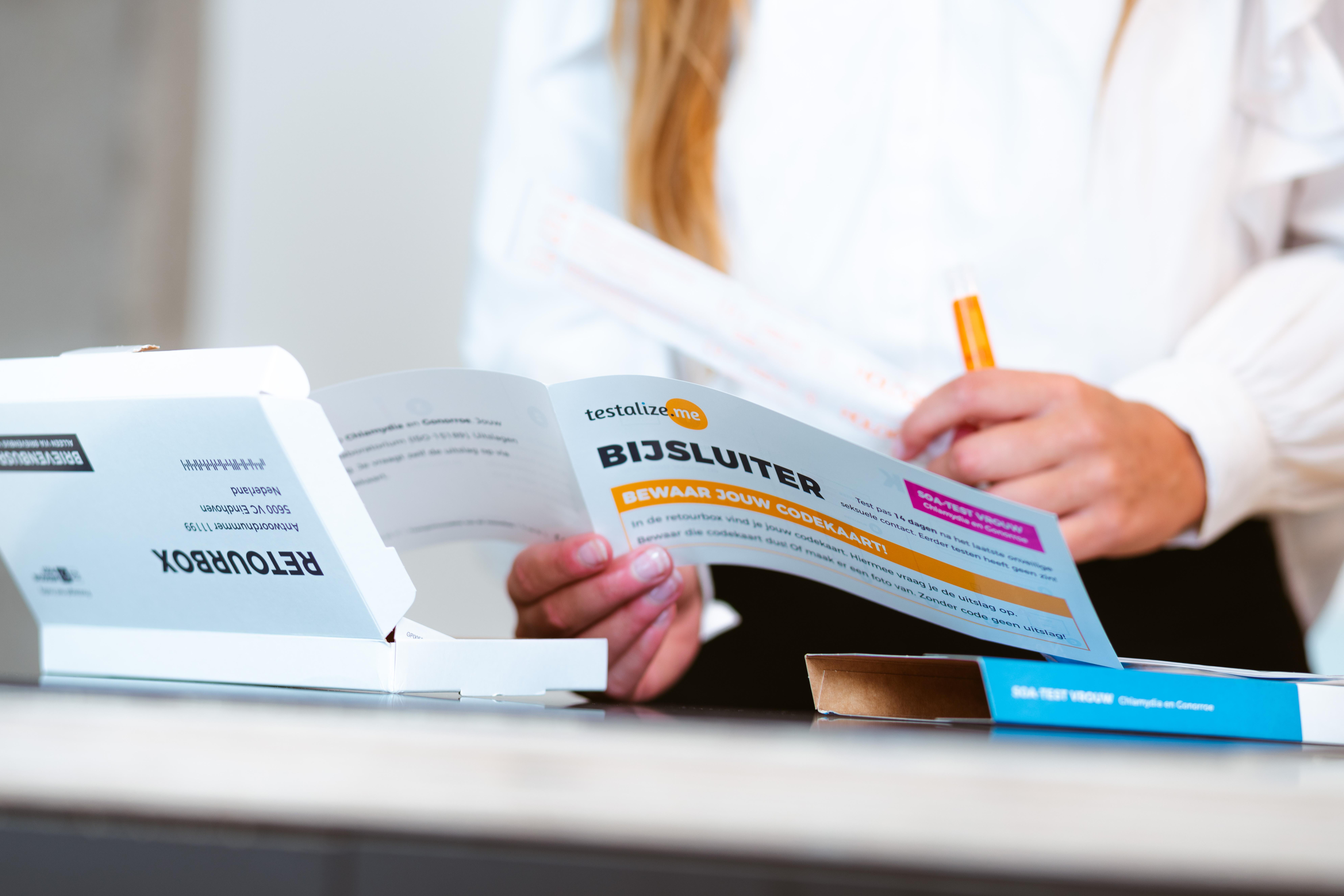 Thuis anoniem op soa's testen, inclusief behandeling